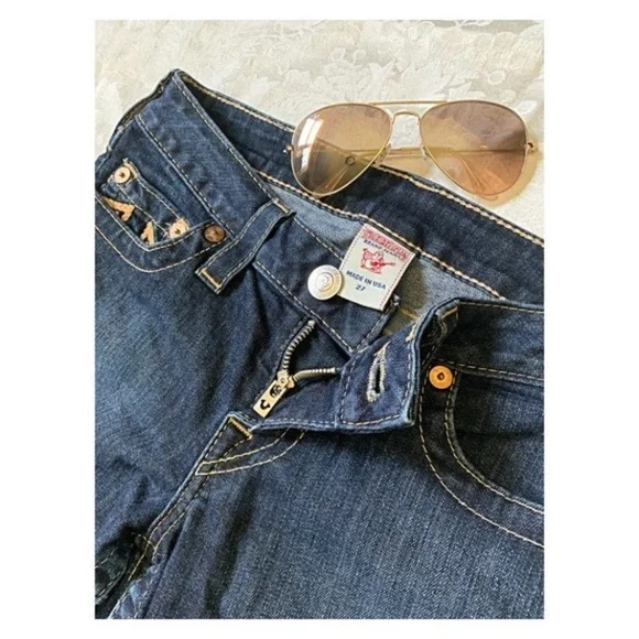 True Religion Jeans World Tour boot cut denim jeans Size 27 - Picture 4 of 8